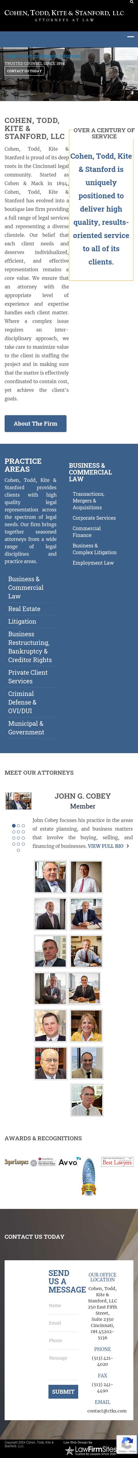 Cohen, Todd, Kite & Stanford, LLC - Cincinnati OH Lawyers