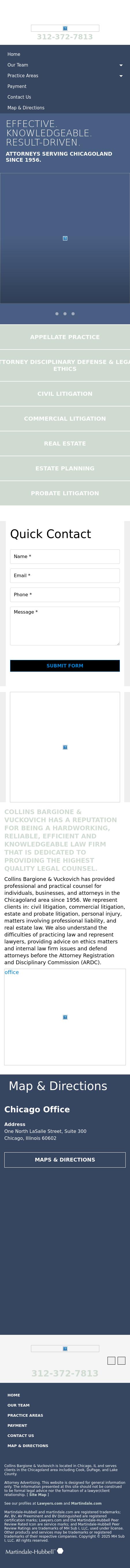 Collins Bargione & Vuckovich - Chicago IL Lawyers