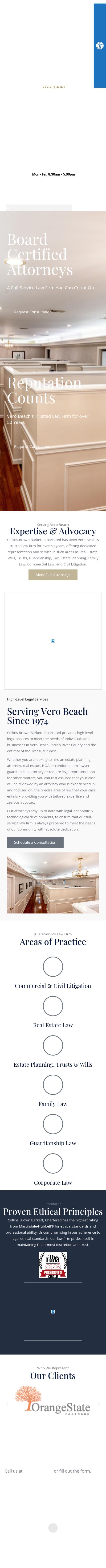 Collins Brown Caldwell Barkett & Garavaglia, Chartered - Vero Beach FL Lawyers