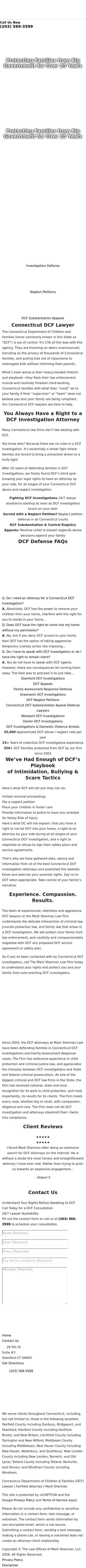Connecticut DCF Defenders - Stamford CT Lawyers