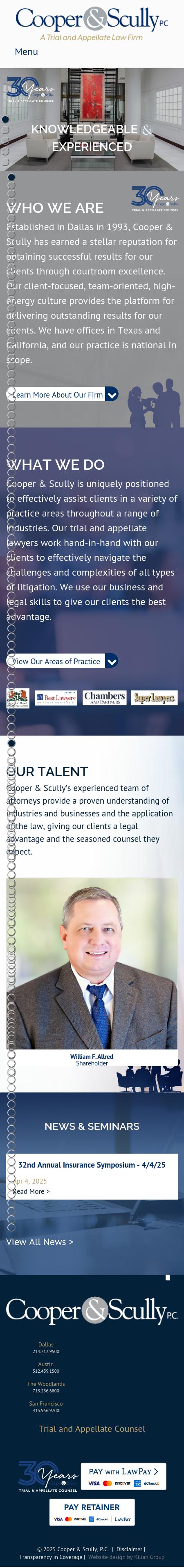 Cooper & Scully, P.C. - Dallas TX Lawyers