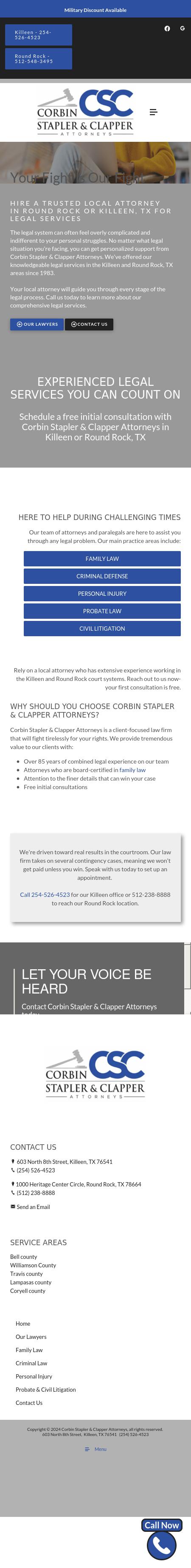 Corbin & Associates - Killeen TX Lawyers