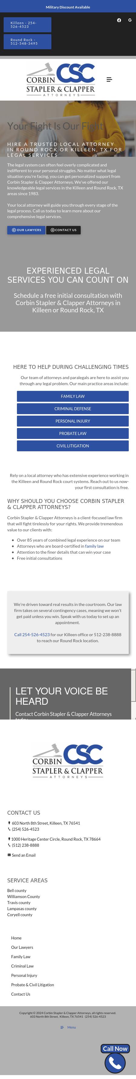 Corbin Dan Attorney At Law - Killeen TX Lawyers