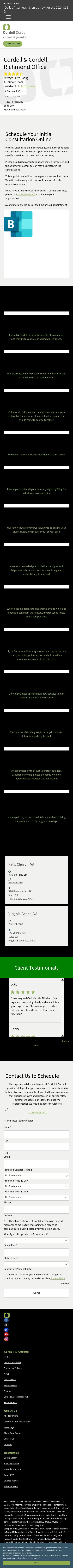 Cordell & Cordell - Divorce Attorney Office - Richmond VA Lawyers