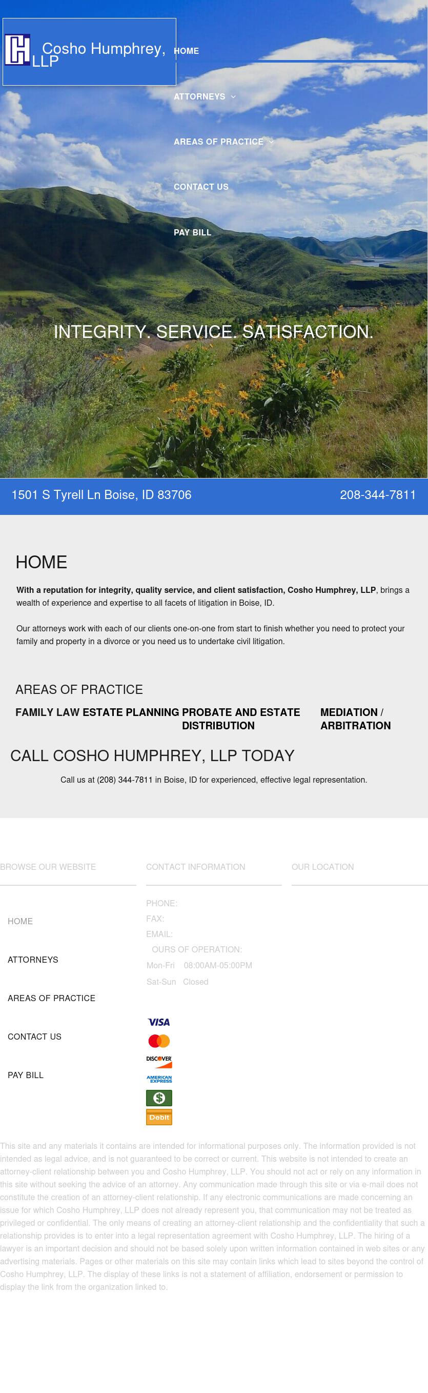 Cosho Humphrey LLP - Boise ID Lawyers