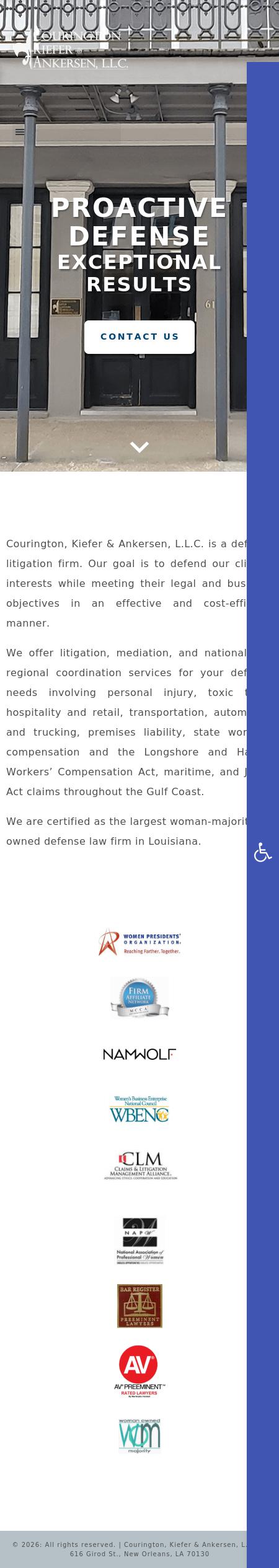 Courington Kiefer & Sommers LLC - New Orleans LA Lawyers