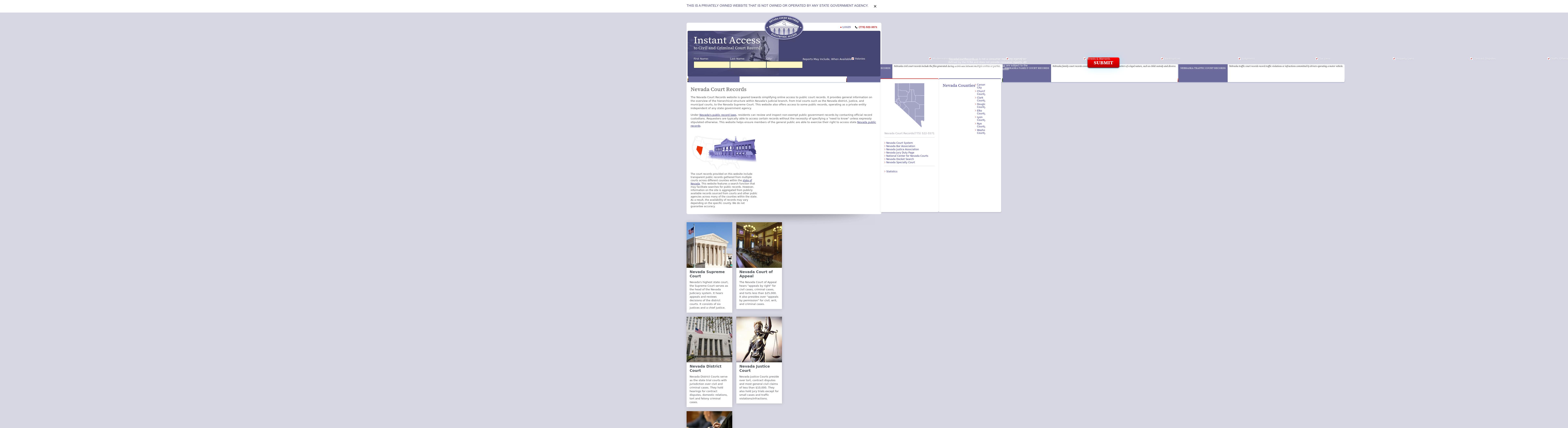 Nevada Court Records - Las Vegas NV Lawyers