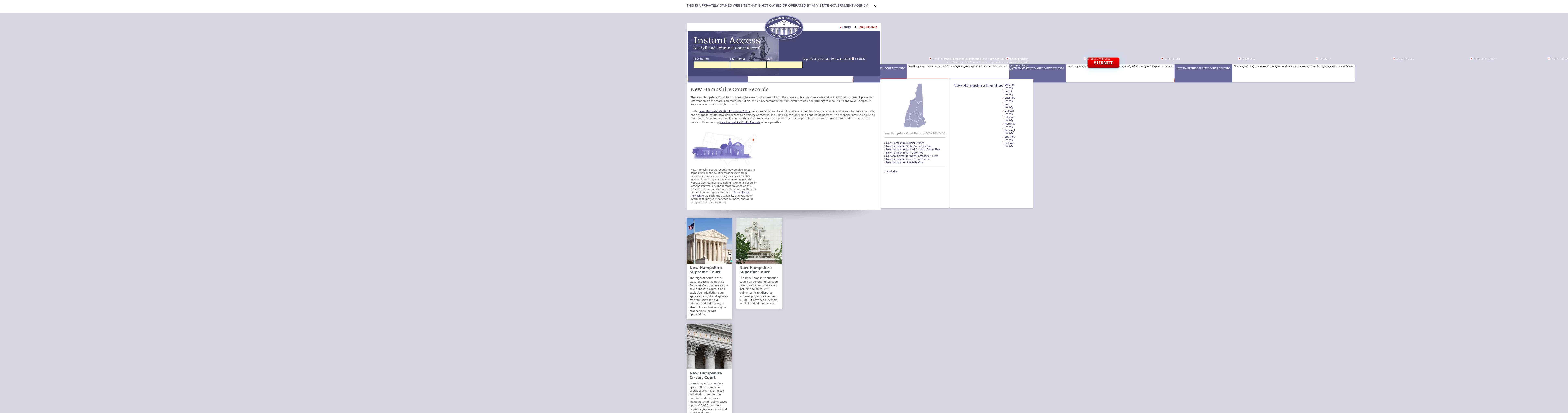 New Hampshire Court Records - Concord NH Lawyers