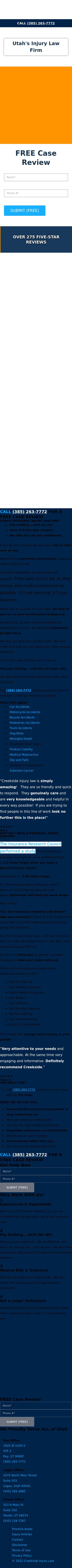 Creekside Injury Law - Tooele UT Lawyers