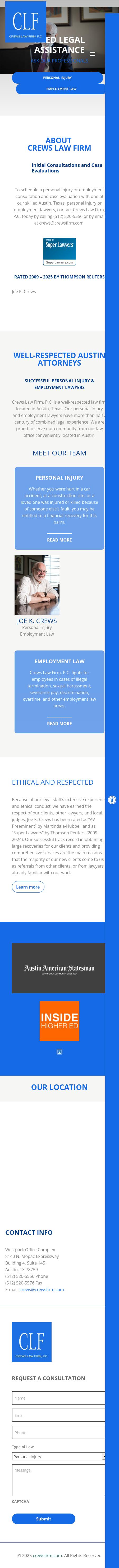 Crews Law Firm PC - Austin TX Lawyers