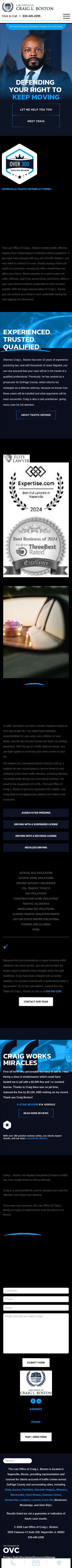 Law Office of Craig L. Boston - Naperville IL Lawyers
