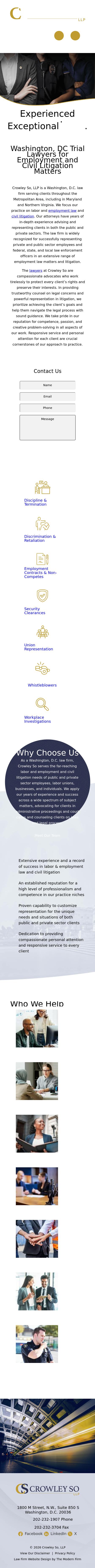 Crowley So, LLP - Washington DC Lawyers