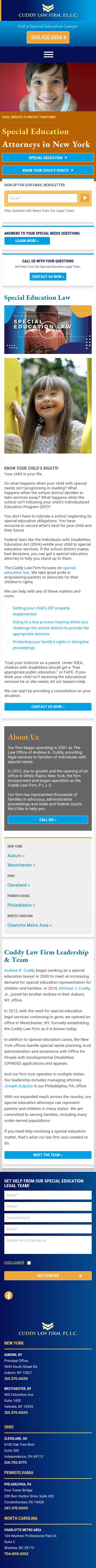 Cuddy Law Firm, P.C. - Auburn NY Lawyers