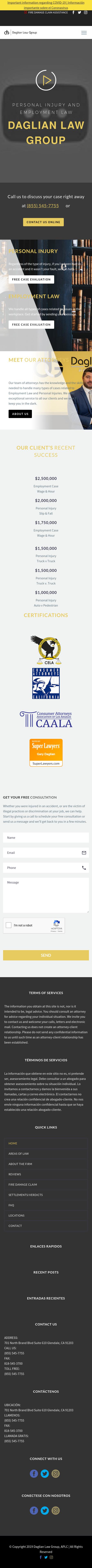 Daglian Law Group, APLC - Glendale CA Lawyers