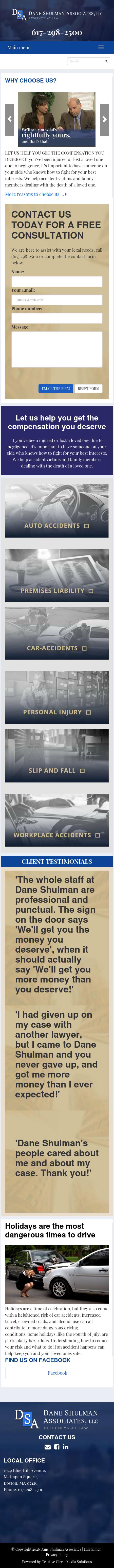 Dane Shulman Associates, LLC - Boston MA Lawyers