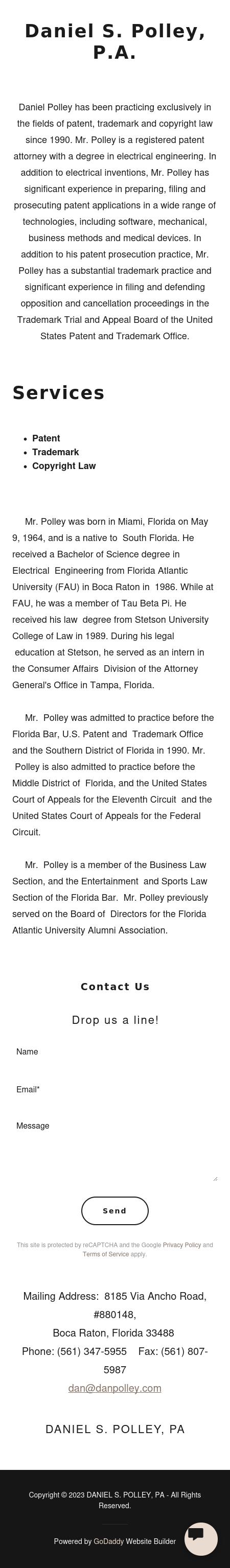 Daniel S Polley PA - Boca Raton FL Lawyers