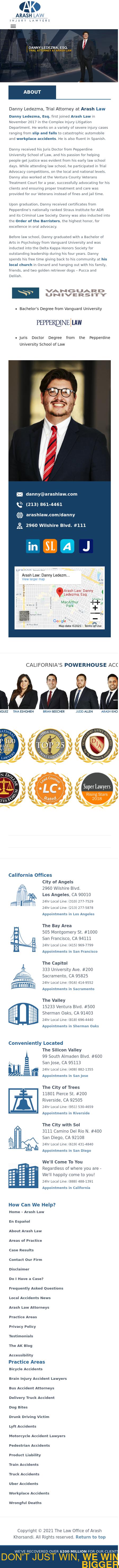 Danny Ledezma - Los Angeles CA Lawyers