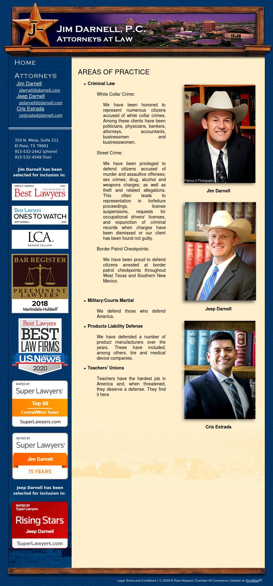 Darnell, Jim - El Paso TX Lawyers