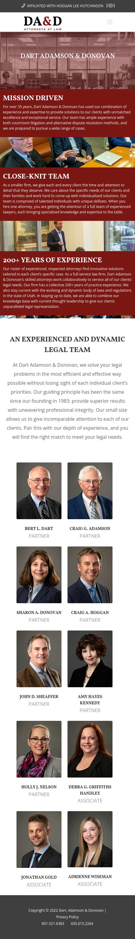 Dart Adamson & Donovan - Salt Lake City UT Lawyers