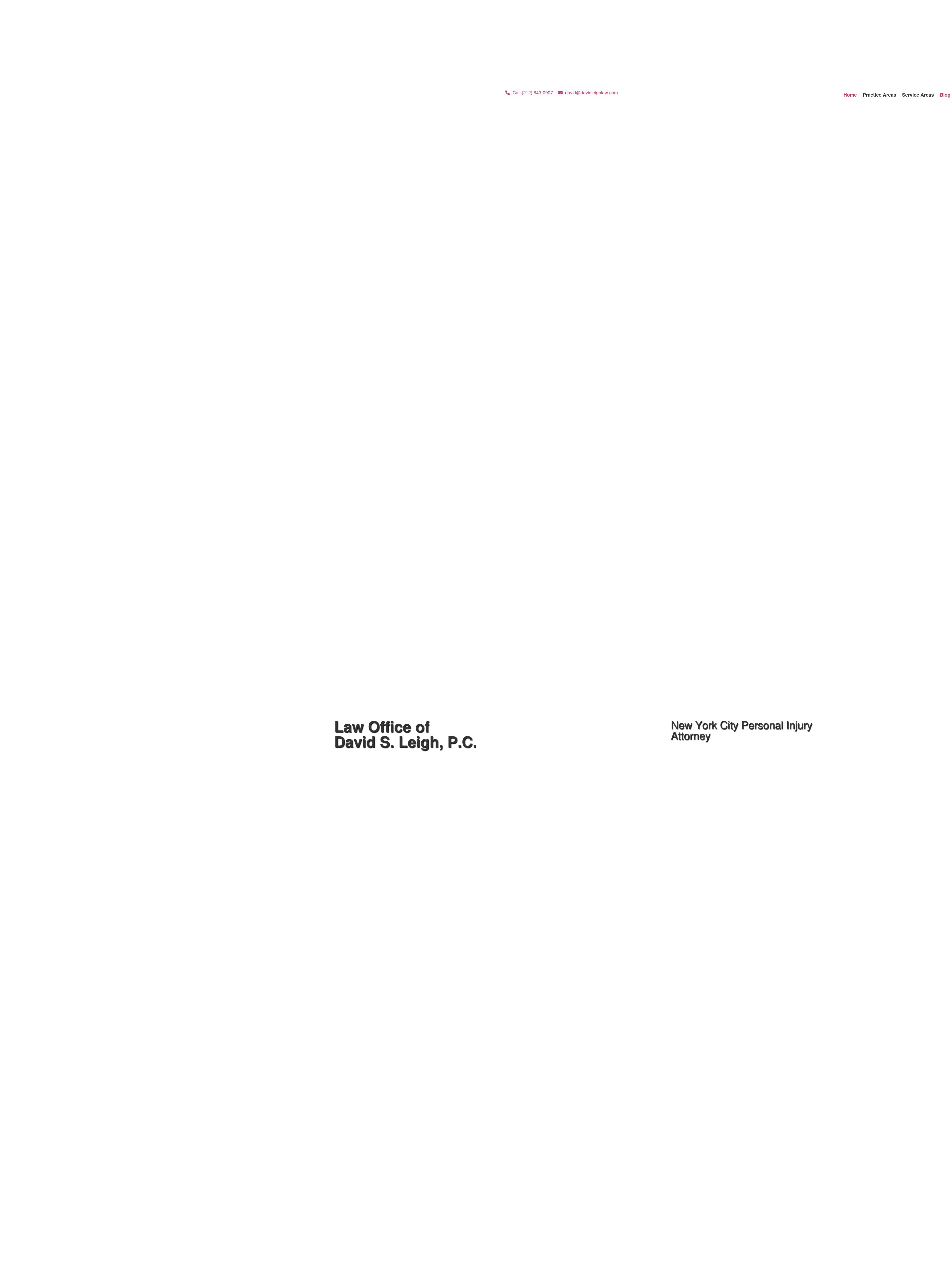 Law Office of David S. Leigh, P.C. - New York NY Lawyers