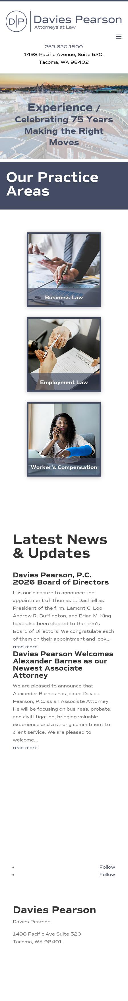 Davies, Pearson PC - Tacoma WA Lawyers