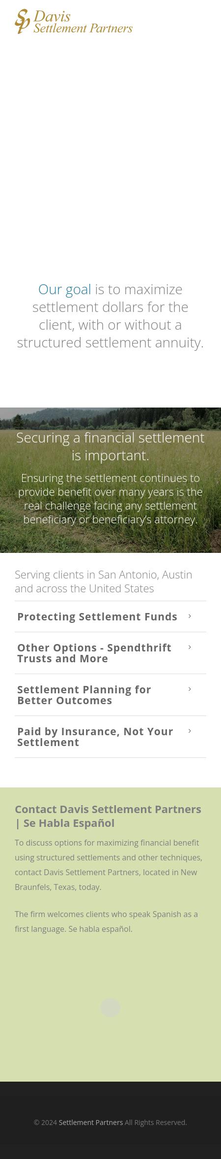Davis Settlement Partners - New Braunfels TX Lawyers