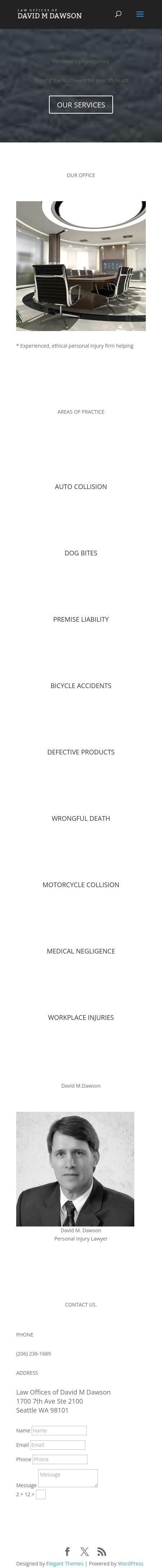Dawson, David M Law Offices Of - Seattle WA Lawyers