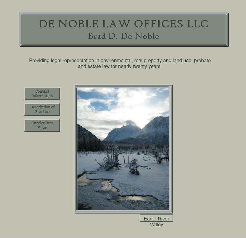 De Noble Law Offices LLC - Eagle River AK Lawyers