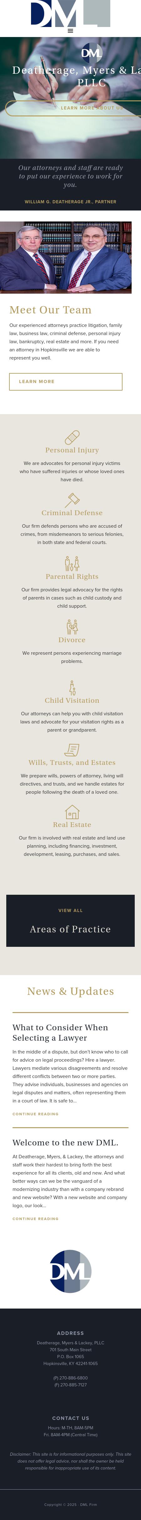 Deatherage, Myers & Lackey, PLLC - Hopkinsville KY Lawyers