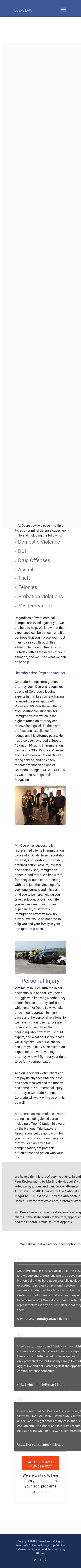 Deere Law LLC - Colorado Springs CO Lawyers
