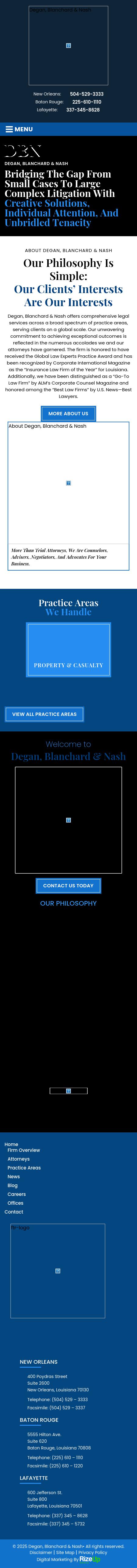 Degan Blanchard and Nash - New Orleans LA Lawyers