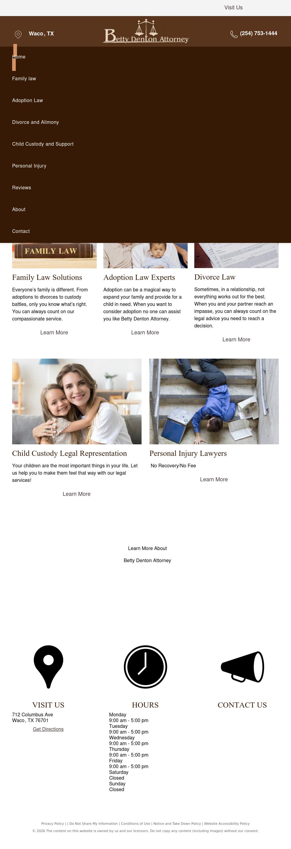 Denton, Betty - Waco TX Lawyers