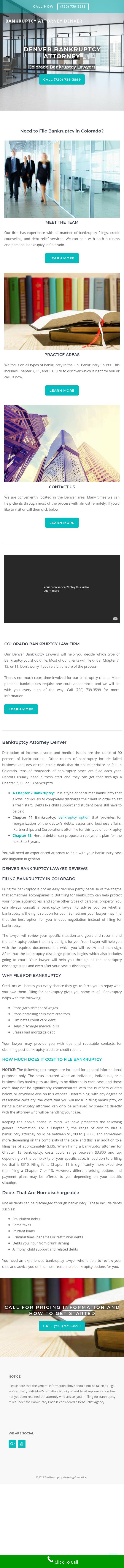 Denver Bankruptcy Lawyer - Lone Tree CO Lawyers