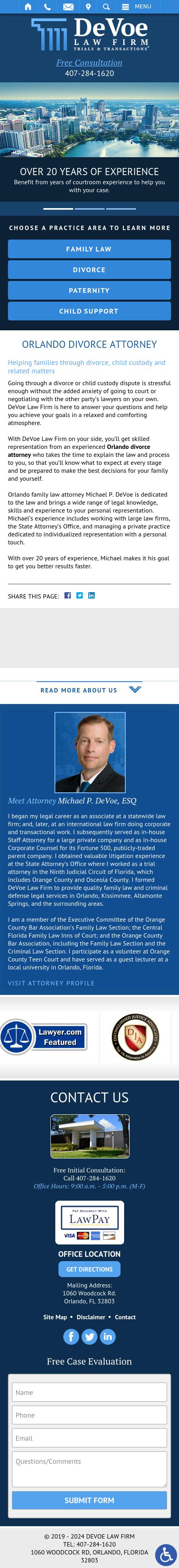 DeVoe Law Firm - Orlando FL Lawyers