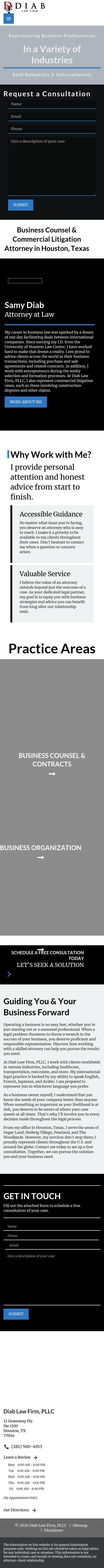 Diab Law Firm - Houston TX Lawyers