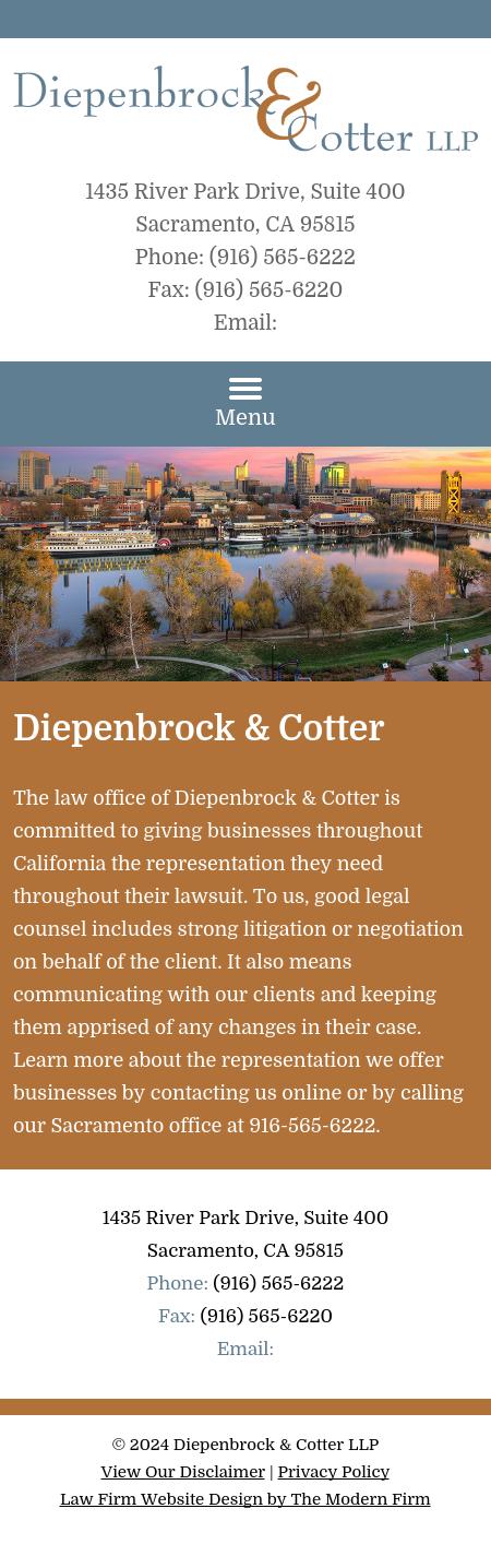Diepenbrock & Cotter, LLP - Sacramento CA Lawyers