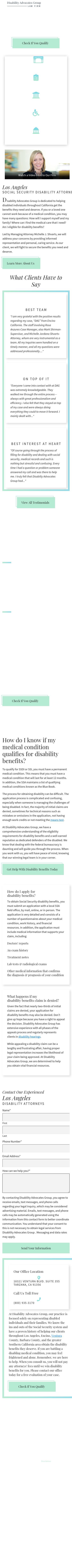 Disability Advocates Group - Tarzana CA Lawyers