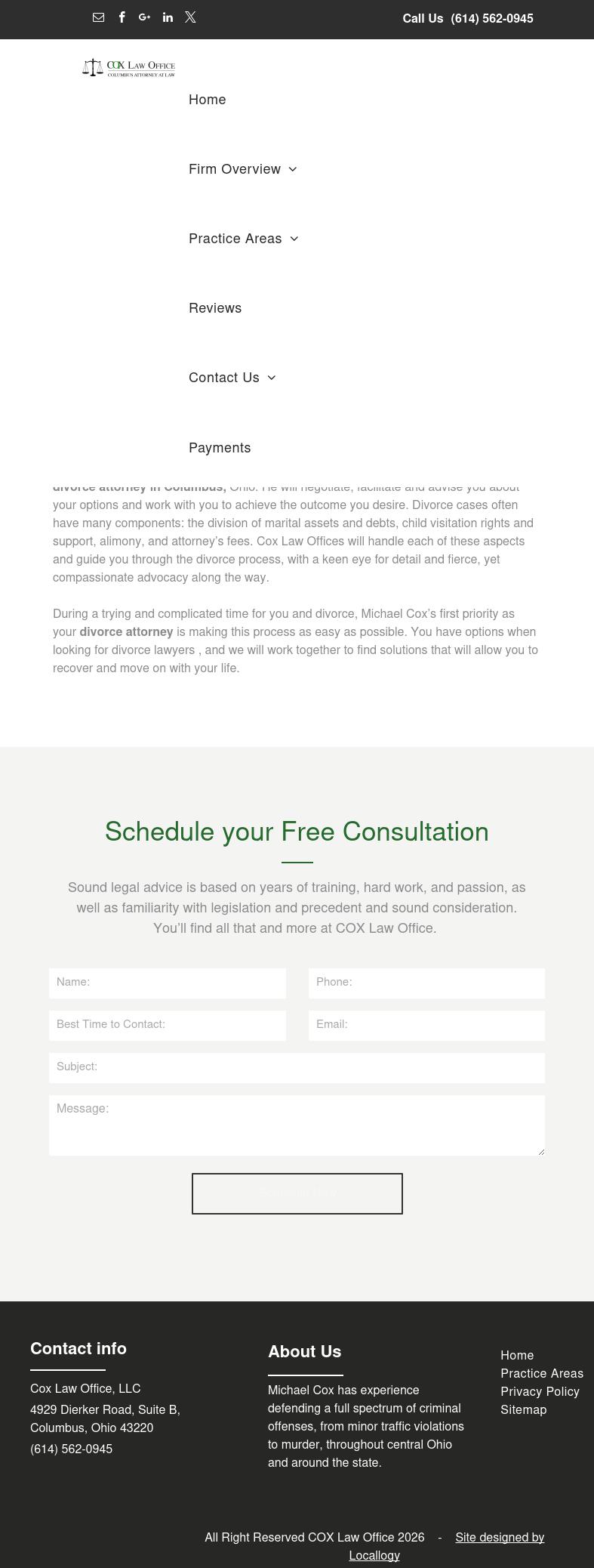 Cox Law Office - Columbus OH Lawyers