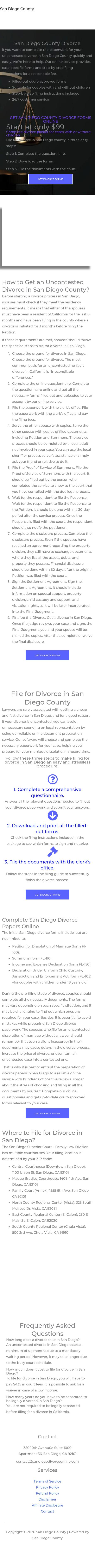 Divorce In San Diego - San Diego CA Lawyers