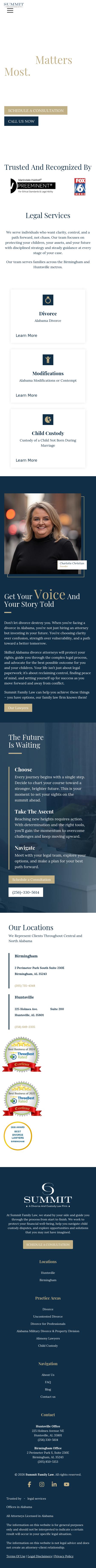 Summit Family Law P.C. - Florence AL Lawyers