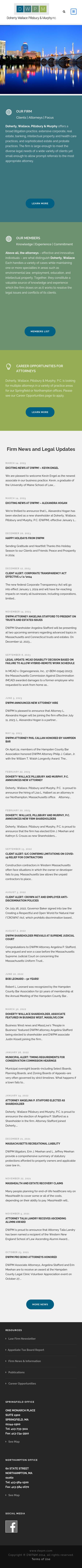 Doherty, Wallace, Pillsbury & Murphy PC - Springfield MA Lawyers