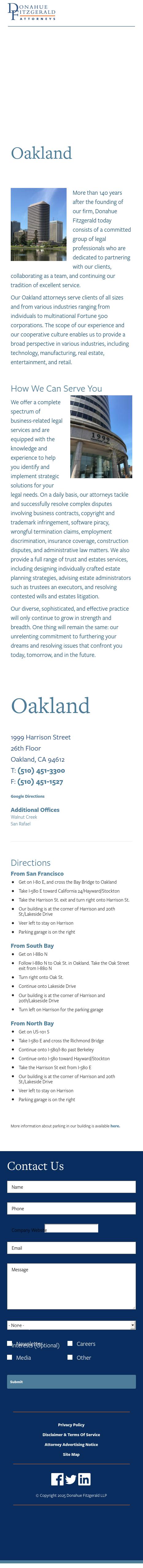 Donahue Fitzgerald of Oakland - Oakland CA Lawyers