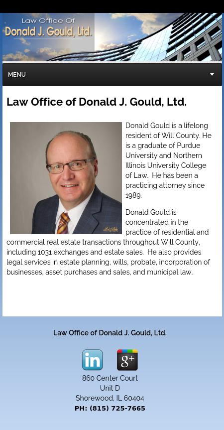 Donald Gould, Attorney At Law - Rockdale IL Lawyers