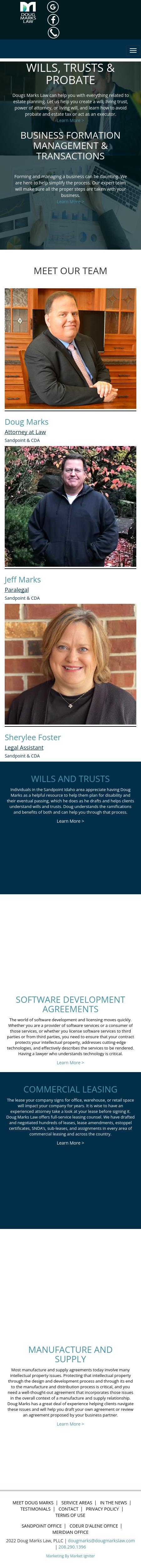 Doug Marks Law - Sagle ID Lawyers