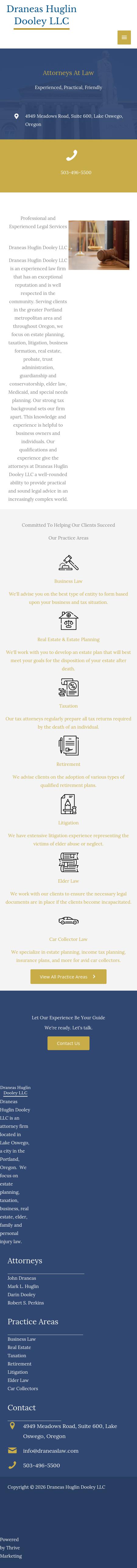 Draneas & Huglin - Lake Oswego OR Lawyers