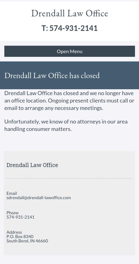 Drendall Law Office - South Bend IN Lawyers