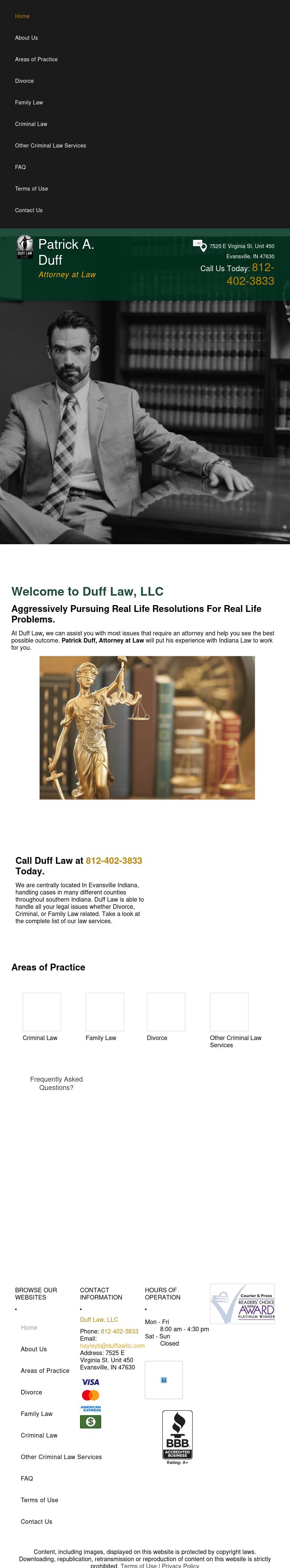 Duff Law LLC - Evansville IN Lawyers