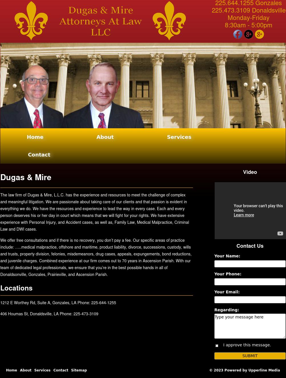 Dugas & Mire LLC - Donaldsonville LA Lawyers