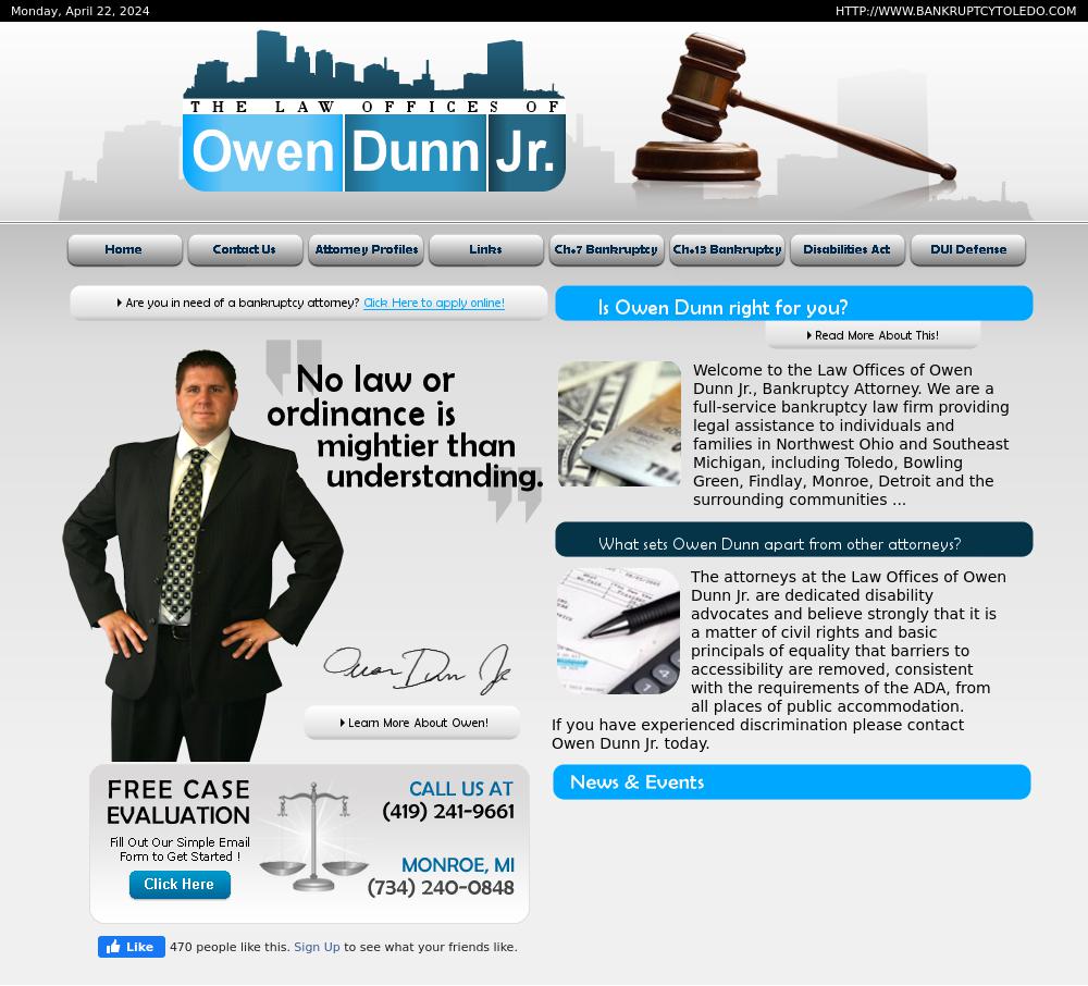 Dunn Jr. Owen B Law Offices - Toledo OH Lawyers