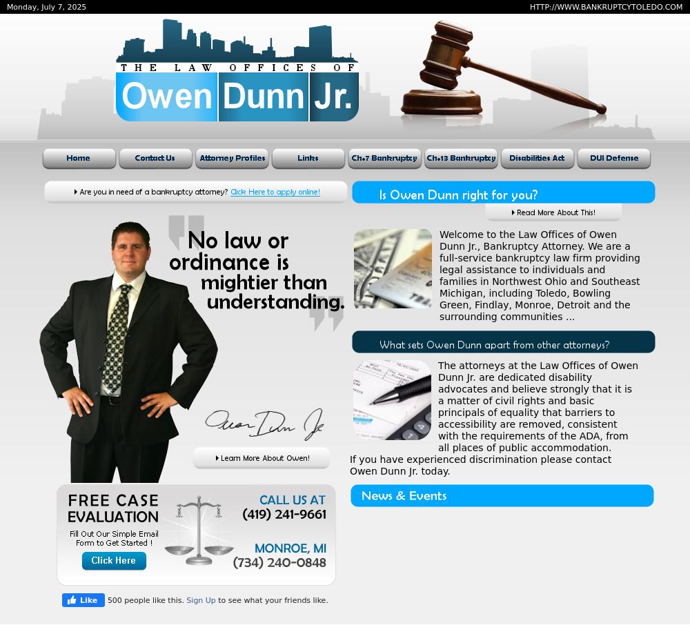 Dunn Jr. Owen B Law Offices - Toledo OH Lawyers